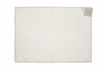 Салфетка льняная, 38x50, 100% лен ,Owhite